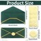 Business Envelopes with V-Flap,Gold Border 30 Pack #10 Envelopes Made of 150gsm Paper, Standard Envelopes with Gold Stickers for Office, Checks, Letter Mailing,9.45 x 4.13 Inches (Christmas Green)